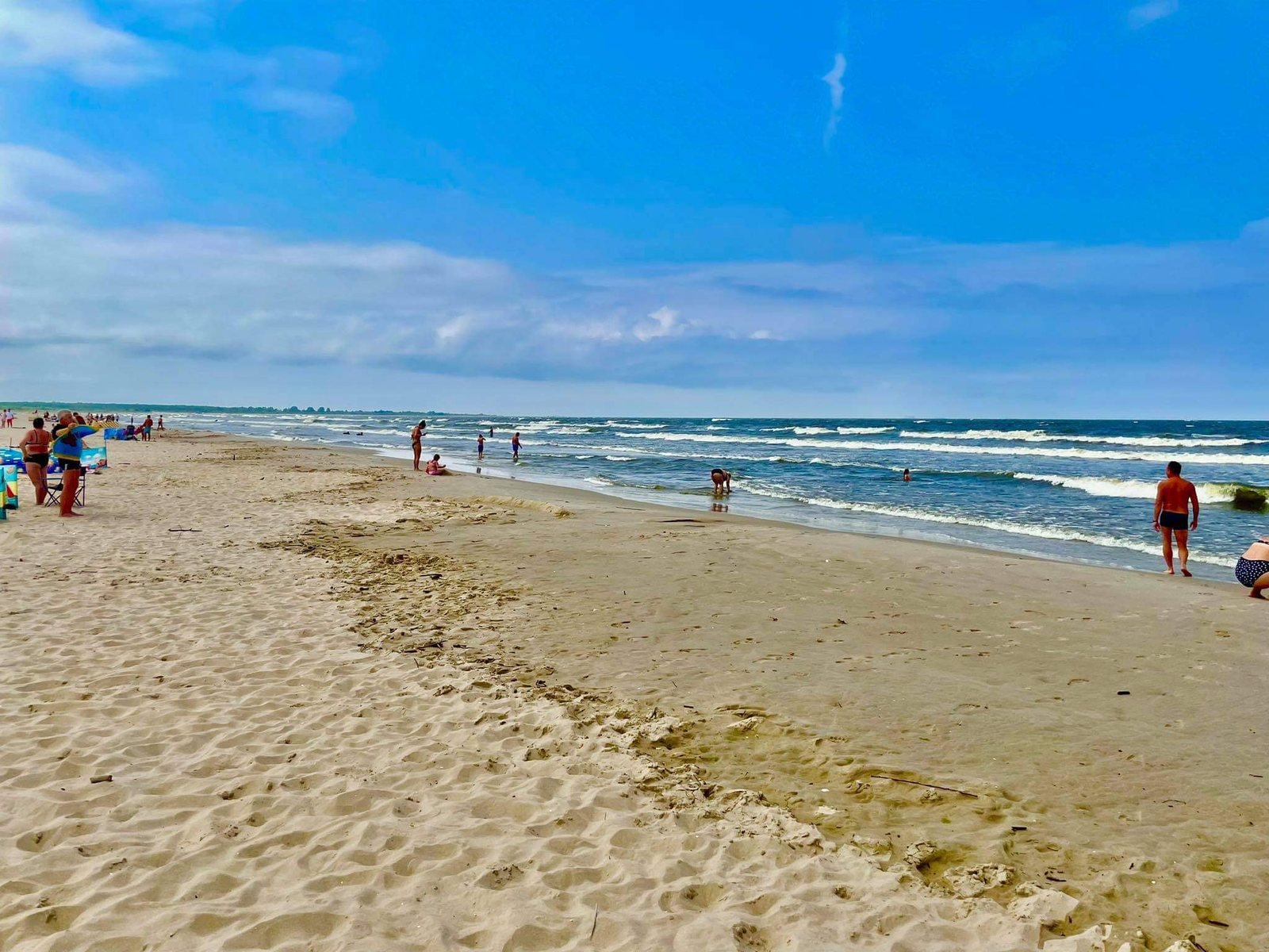 Plaża w Jantarze nad Morzem Bałtyckim